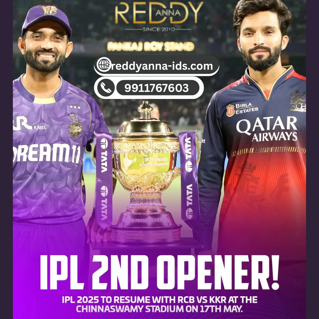 Historic Rivalry Renewed with Reddy Anna Book : Kolkata Knight Riders Take on Royal Challengers Bengaluru in IPL 2025.