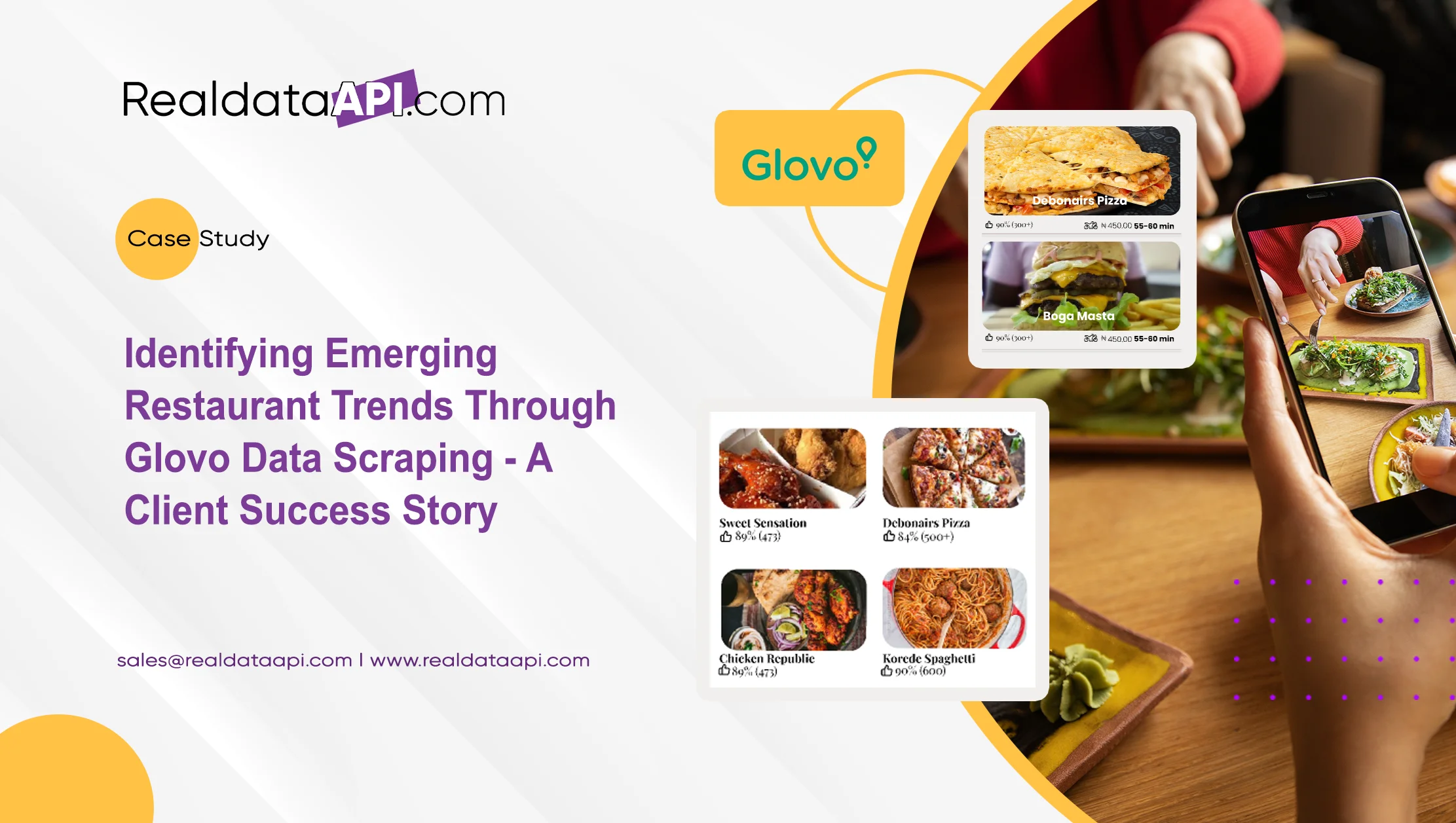 Identifying Emerging Restaurant Trends Through Glovo Data Scraping - A Client Success Story