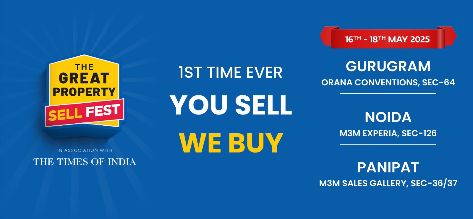 The Great Property Sell Fest – In Collaboration with The Times of India