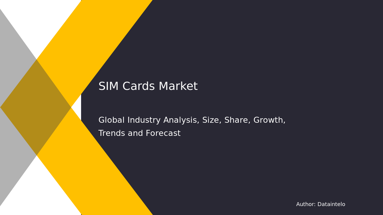 SIM Cards Market Outlook with Size and Share Insights 2032