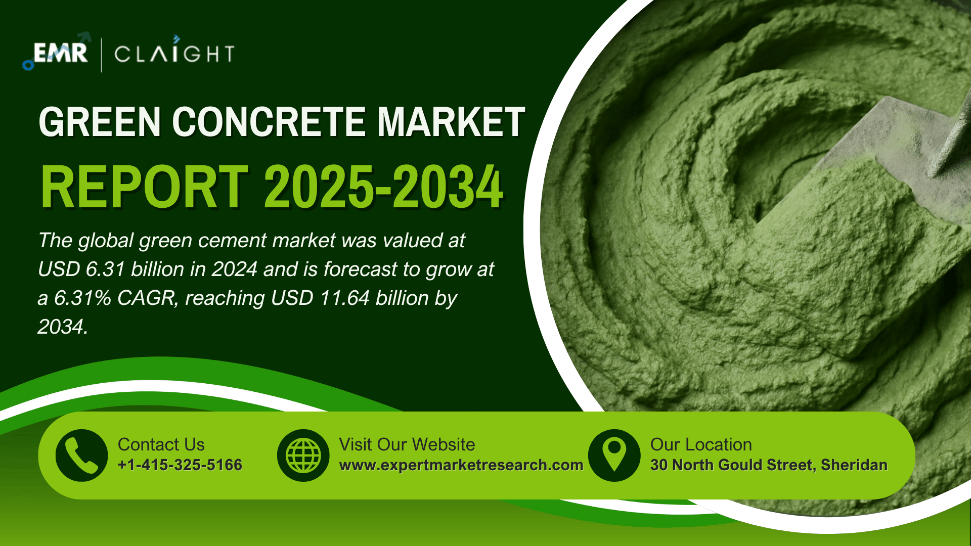 Green Cement Market Size, Share, Trends, and Forecast 2025-2034
