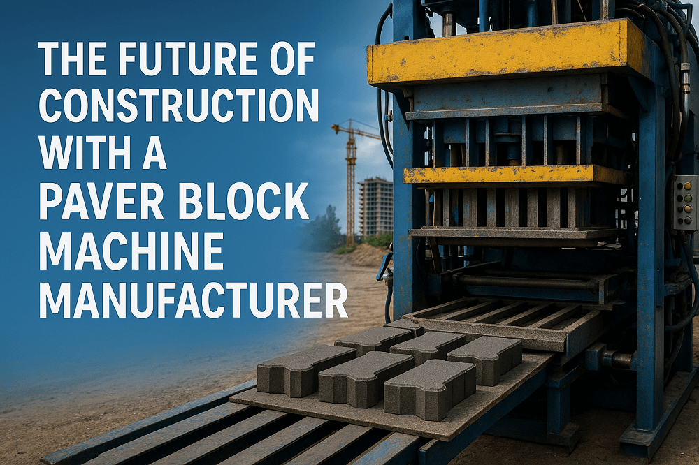 The Future of Construction with a Paver Block Machine Manufacturer