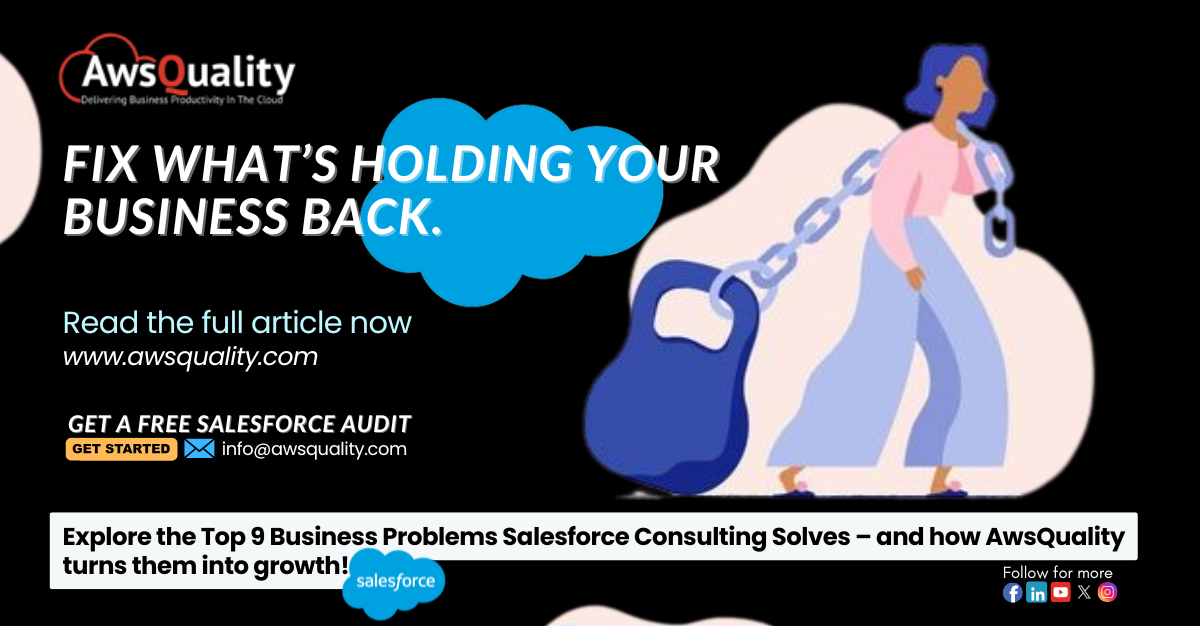 9 Common Business Problems Solved via Salesforce Consulting Services: Full Guide