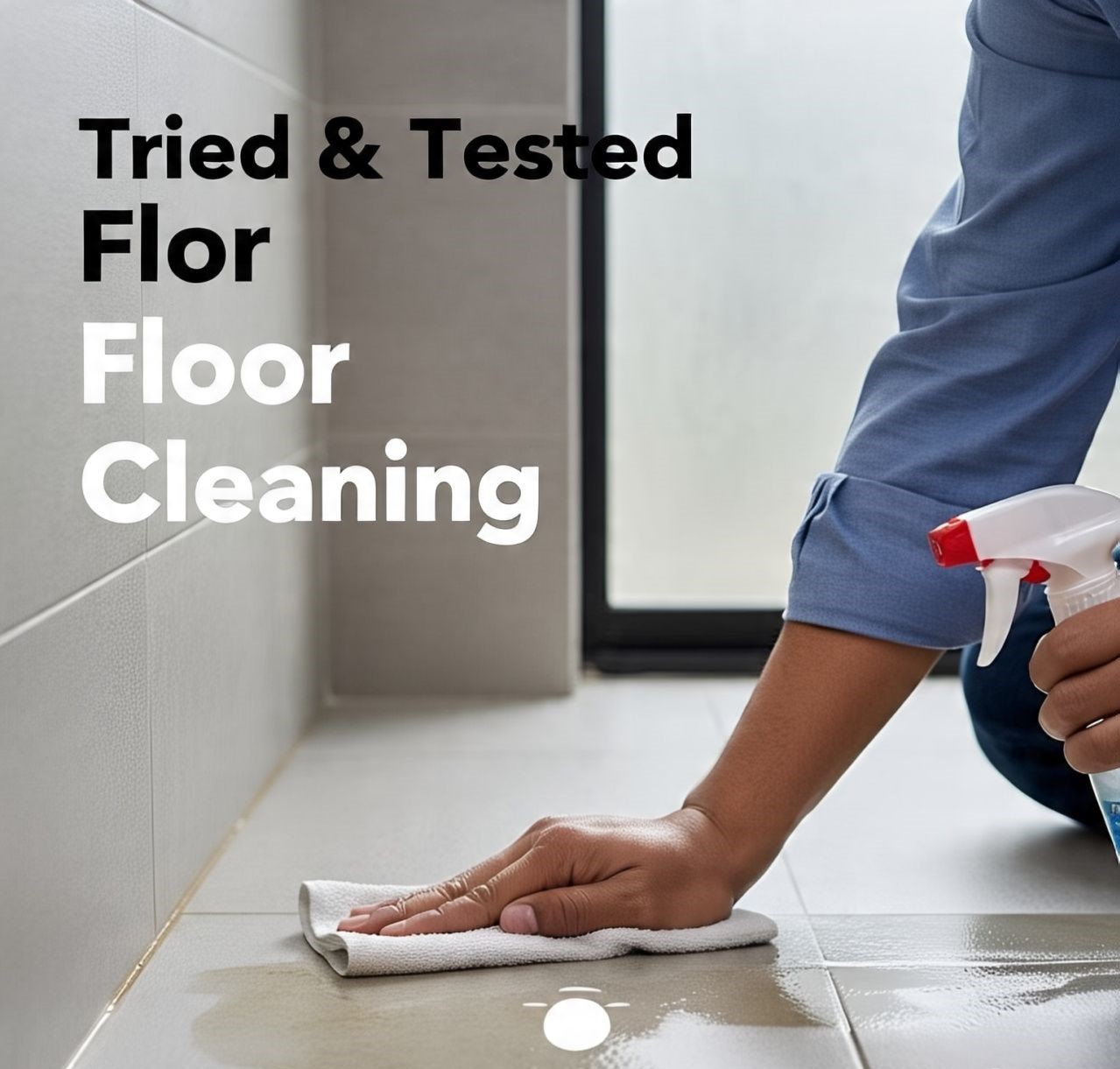 Tried & Tested Floor Cleaning Tips: Spot Clean the Tiles and Grout