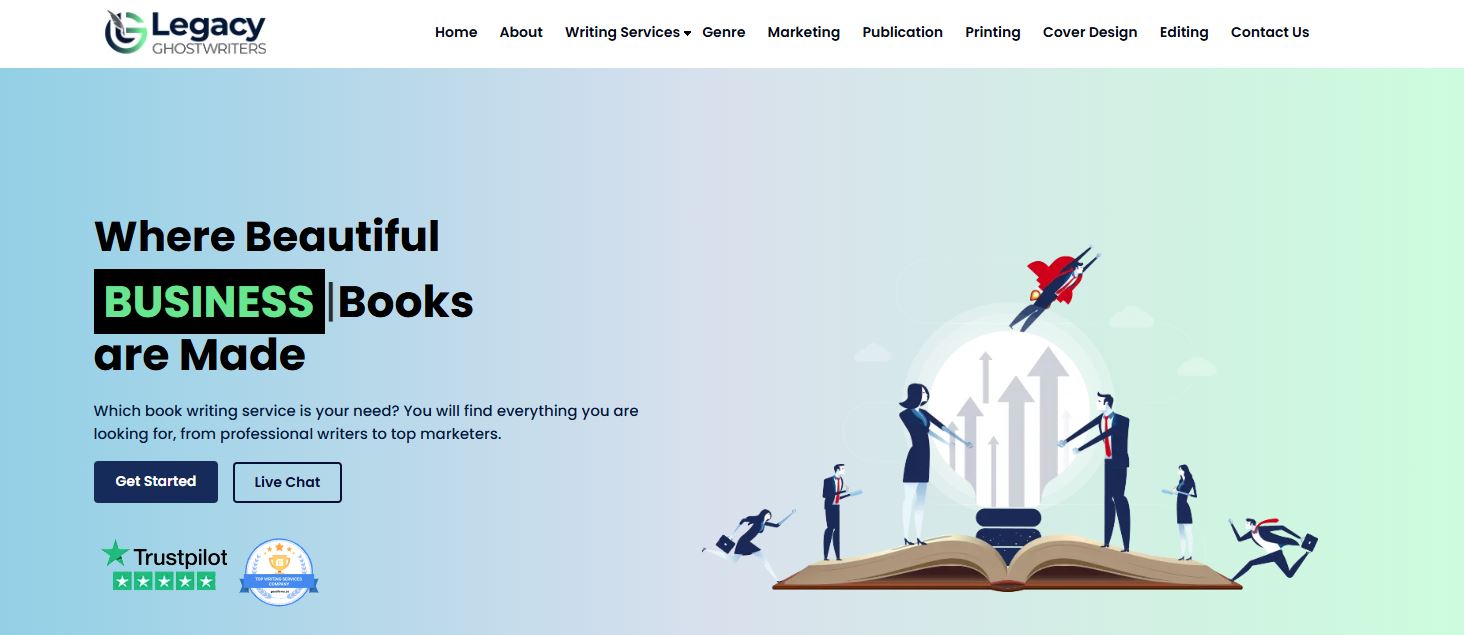 Professional Legacy Ghostwriting Services for Your Book