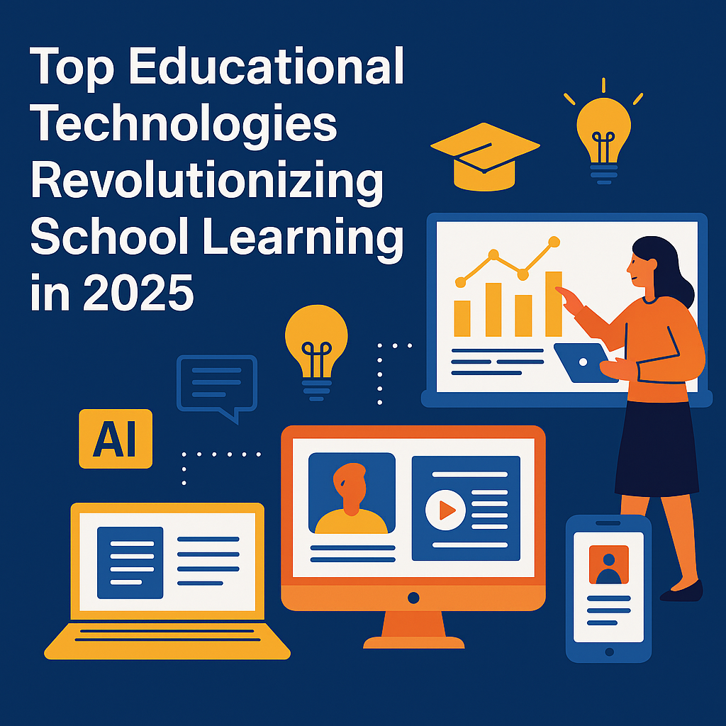 Top Educational Technologies Revolutionizing School Learning in 2025
