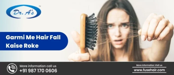 Garmi Me Hair Fall Kaise Roke | Hair Transplant in Delhi