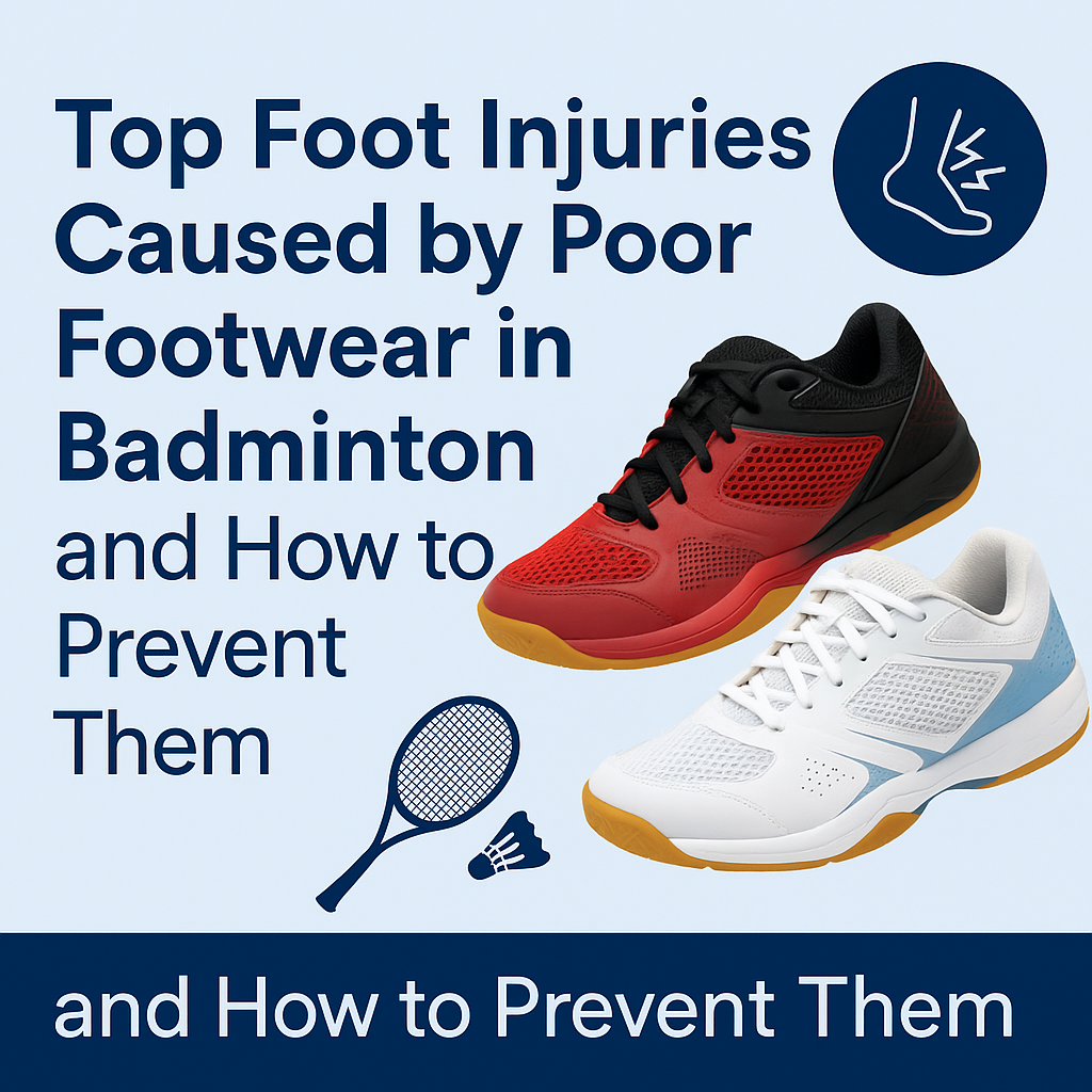 Top Foot Injuries Caused by Poor Footwear in Badminton and How to Prevent Them?