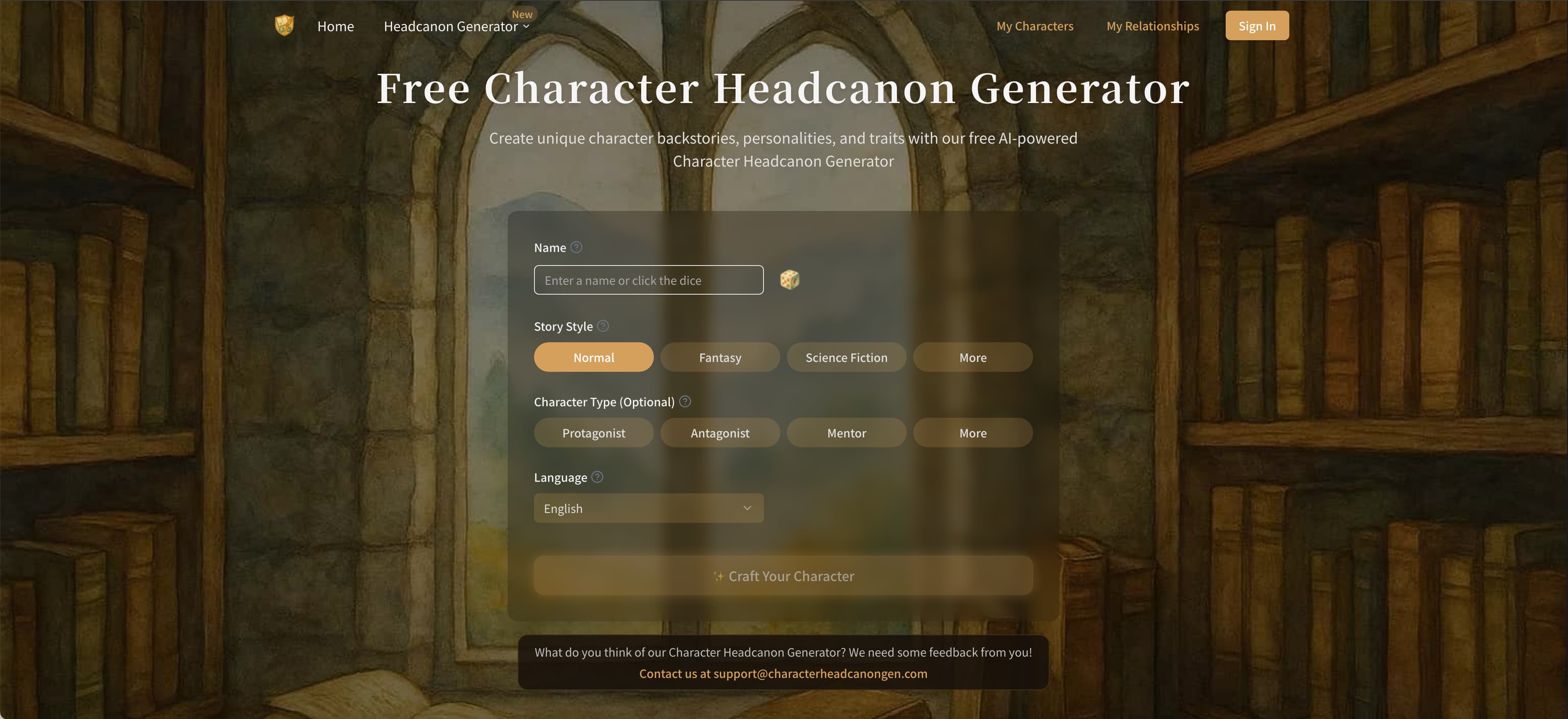 Discover the Power of AI-Generated Character Profiles with Character Headcanon Generator