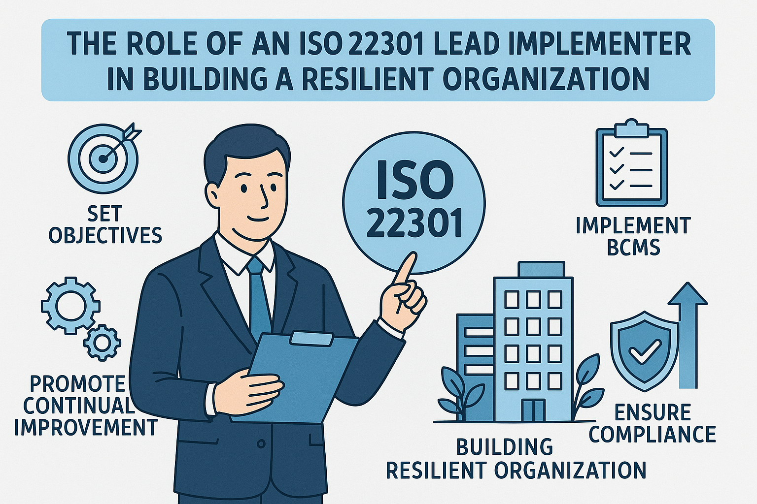 The Role of an ISO 22301 Lead Implementer in Building a Resilient Organization.