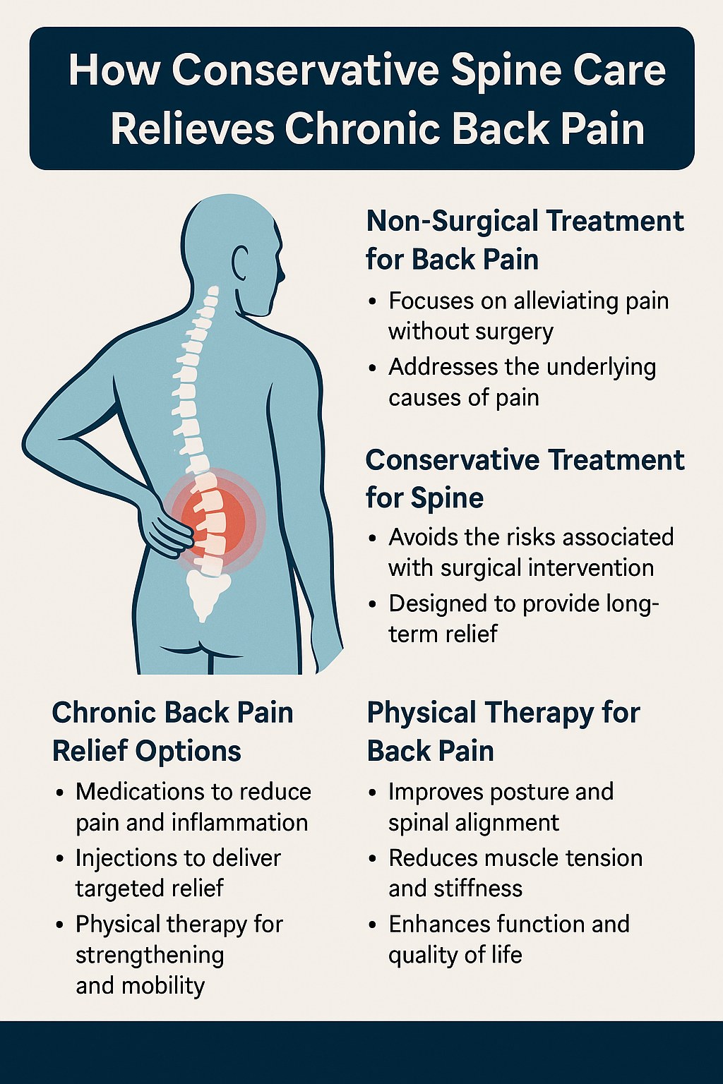 How Conservative Spine Care Relieves Chronic Back Pain
