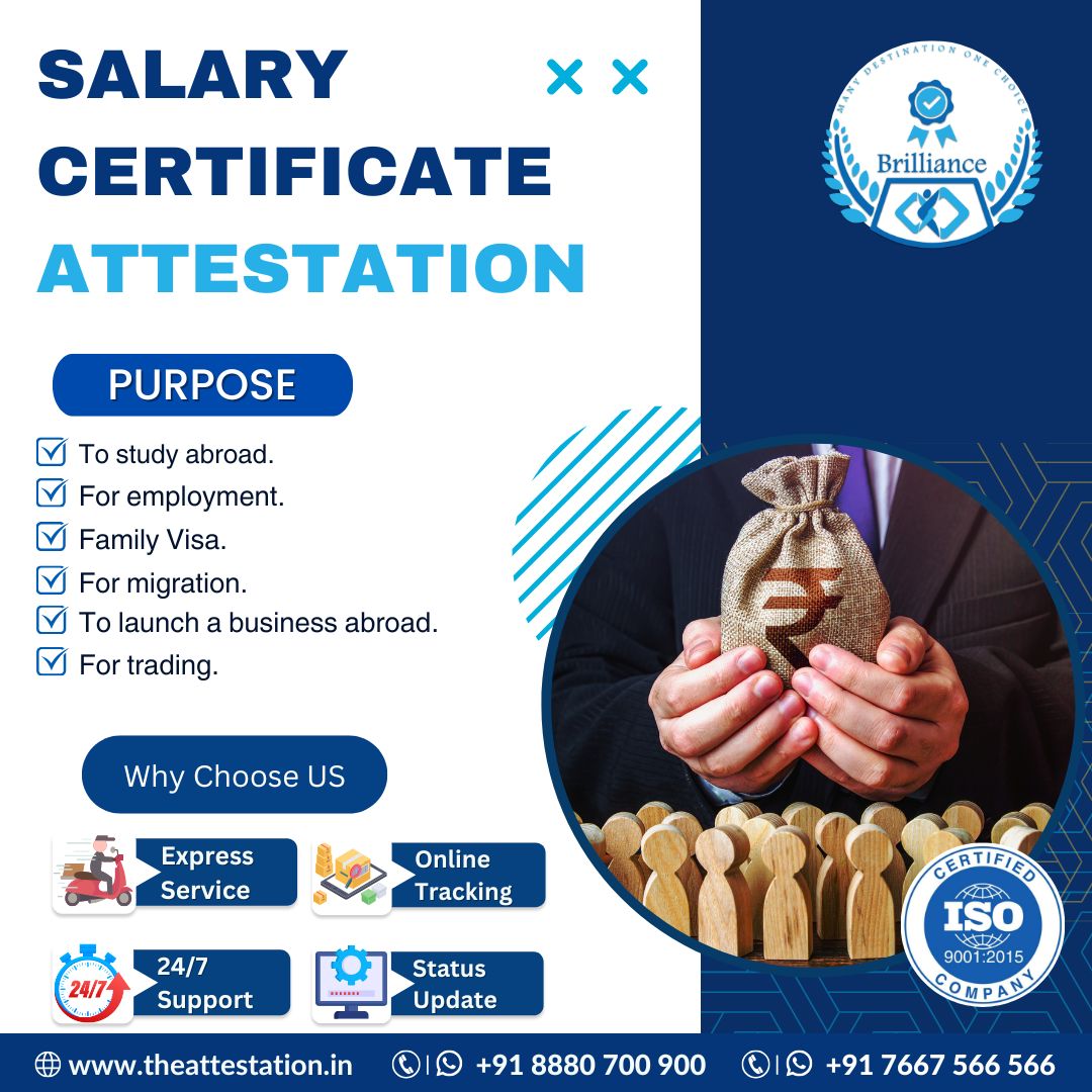 Attesting Salary Certificates for Indian IT Professionals Seeking Global Opportunities