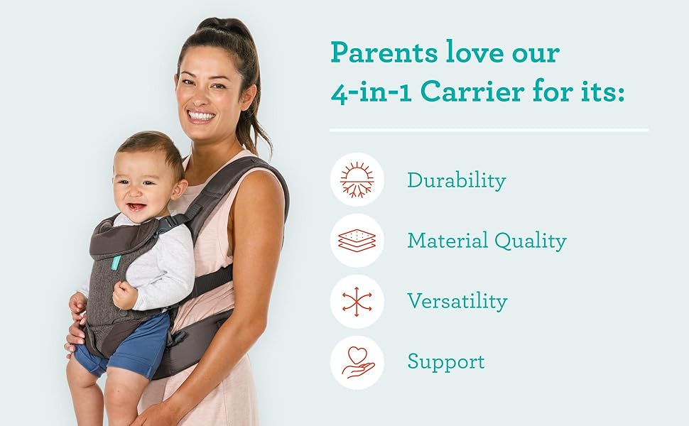 Infantino Flip Advanced 4-in-1 Baby Carrier: The Ultimate Choice for Parents on the Go