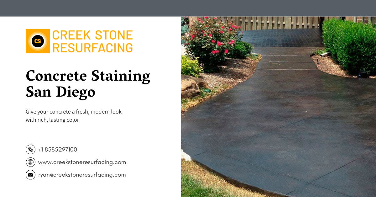 Concrete Staining in San Diego: A Game-Changer for Outdoor Spaces