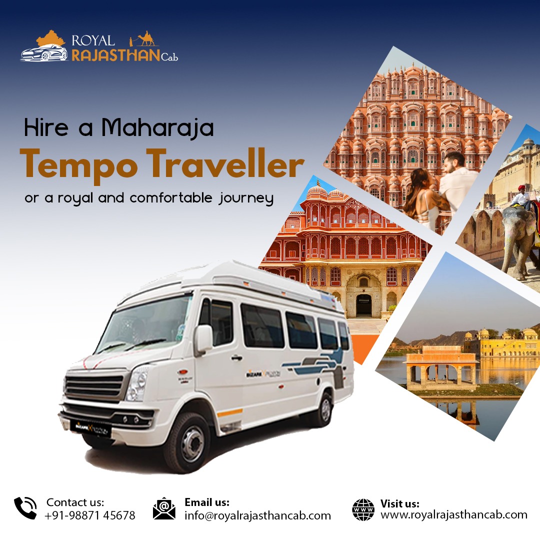 Maharaja Tempo Traveller Hire in Jaipur - Luxury Travel