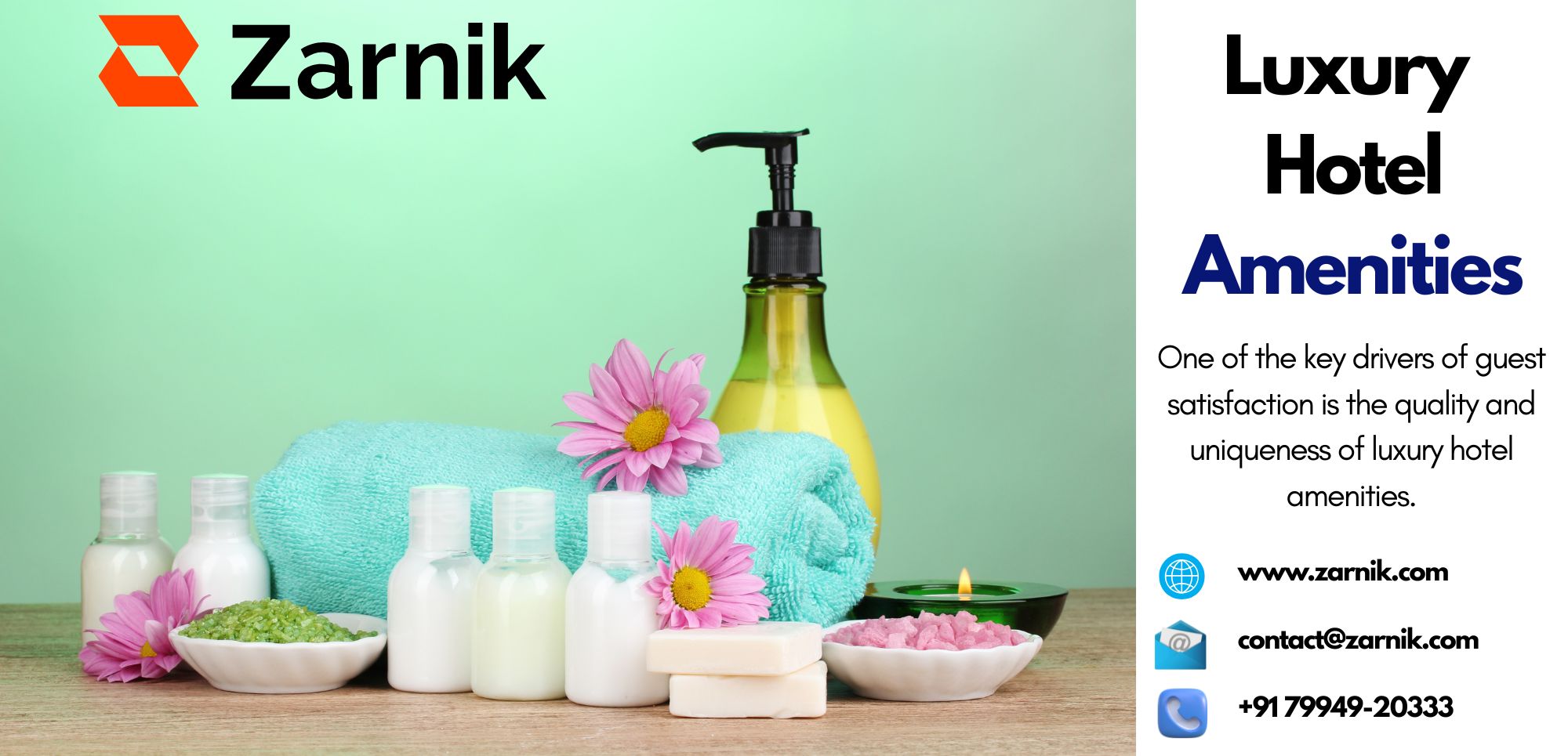 Elevate Guest Experience with Premium Luxury Hotel Amenities from Zarnik