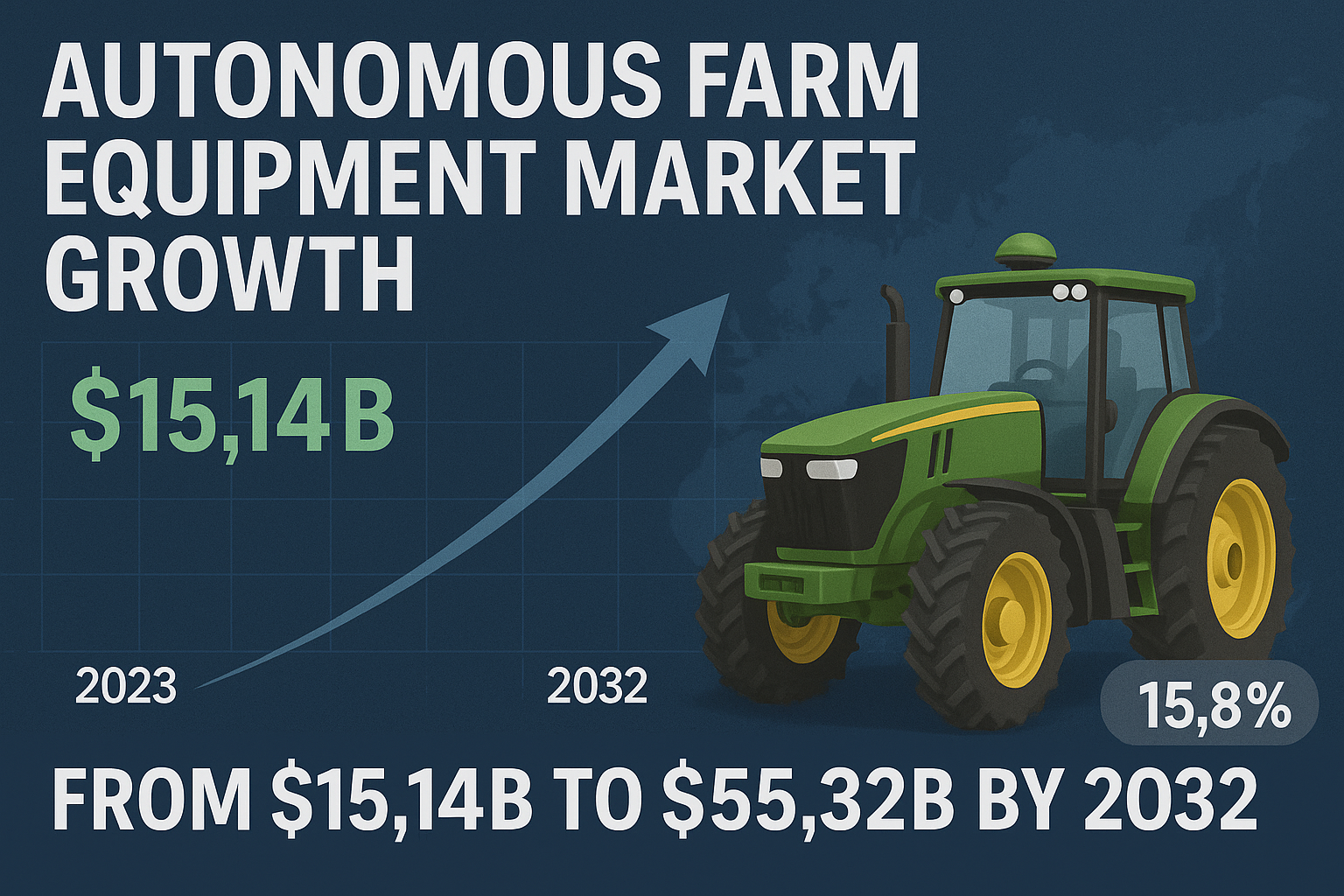 How Big Is The Autonomous Farm Equipment Market Size in 2032