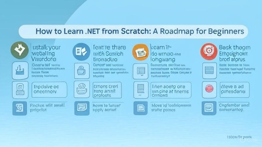 How to Learn .NET from Scratch: A Roadmap for Beginners