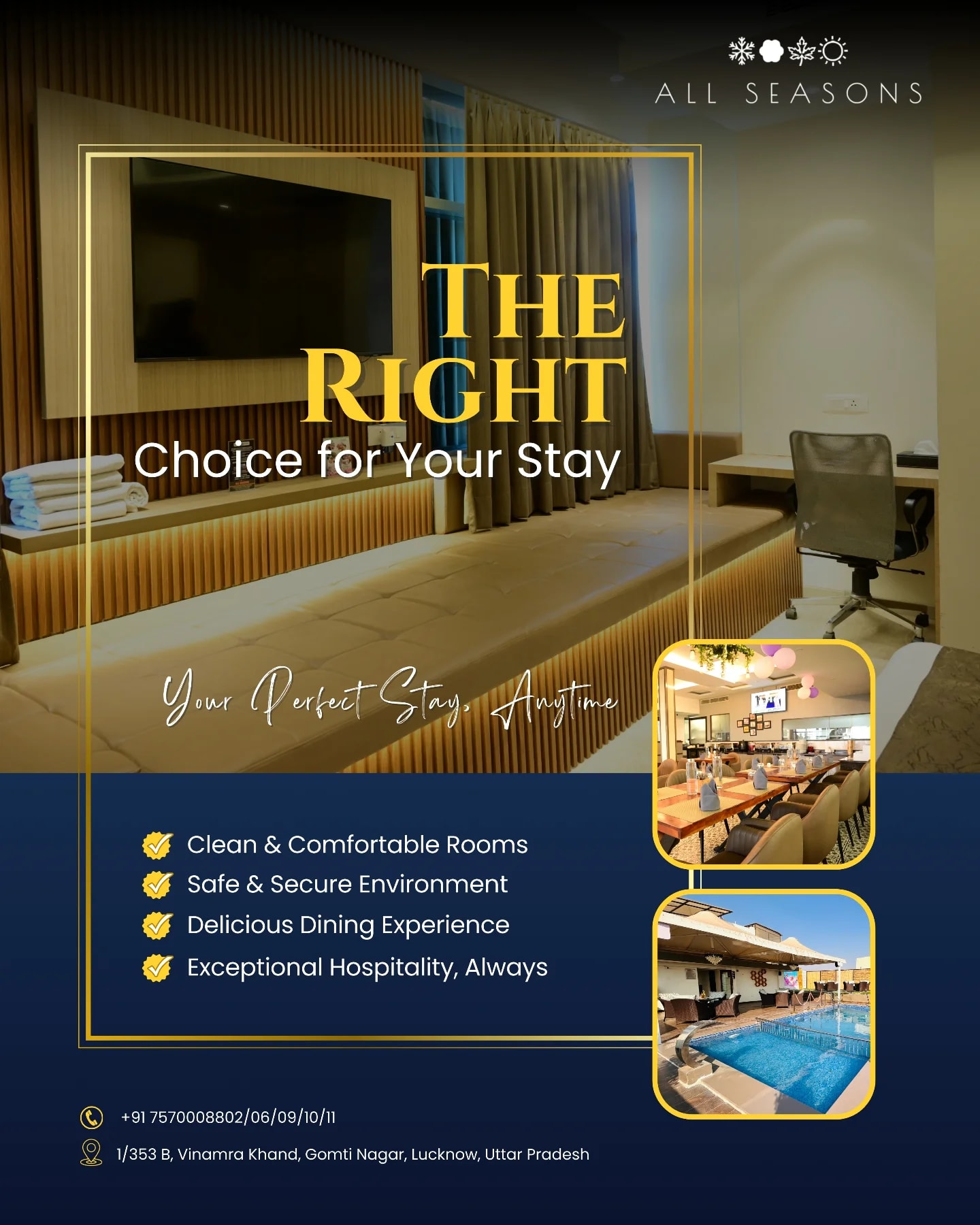 How to Make the Most of Your Staycation at All Seasons, Lucknow