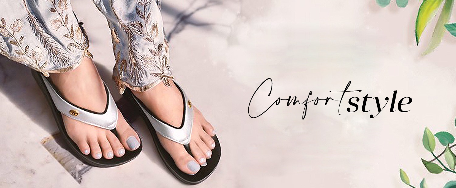 Get All Day Comfort with Women Orthopedic Flip Flops from Lalaland.pk