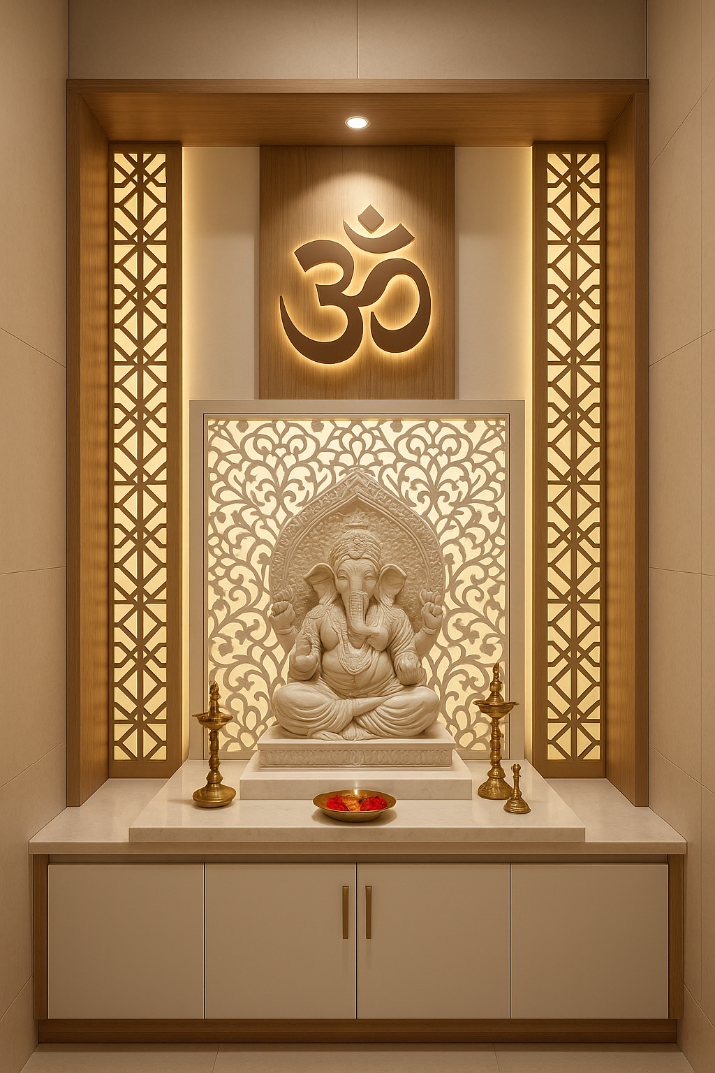 Vastu-Friendly Modern Mandir Designs for Urban Living