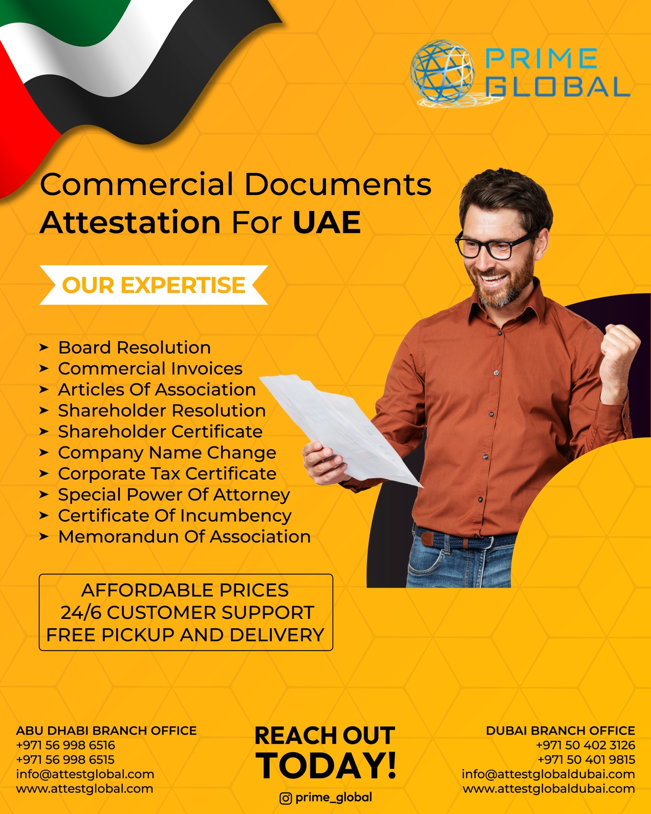 Professional Attestation for Business Licenses and Contracts in UAE