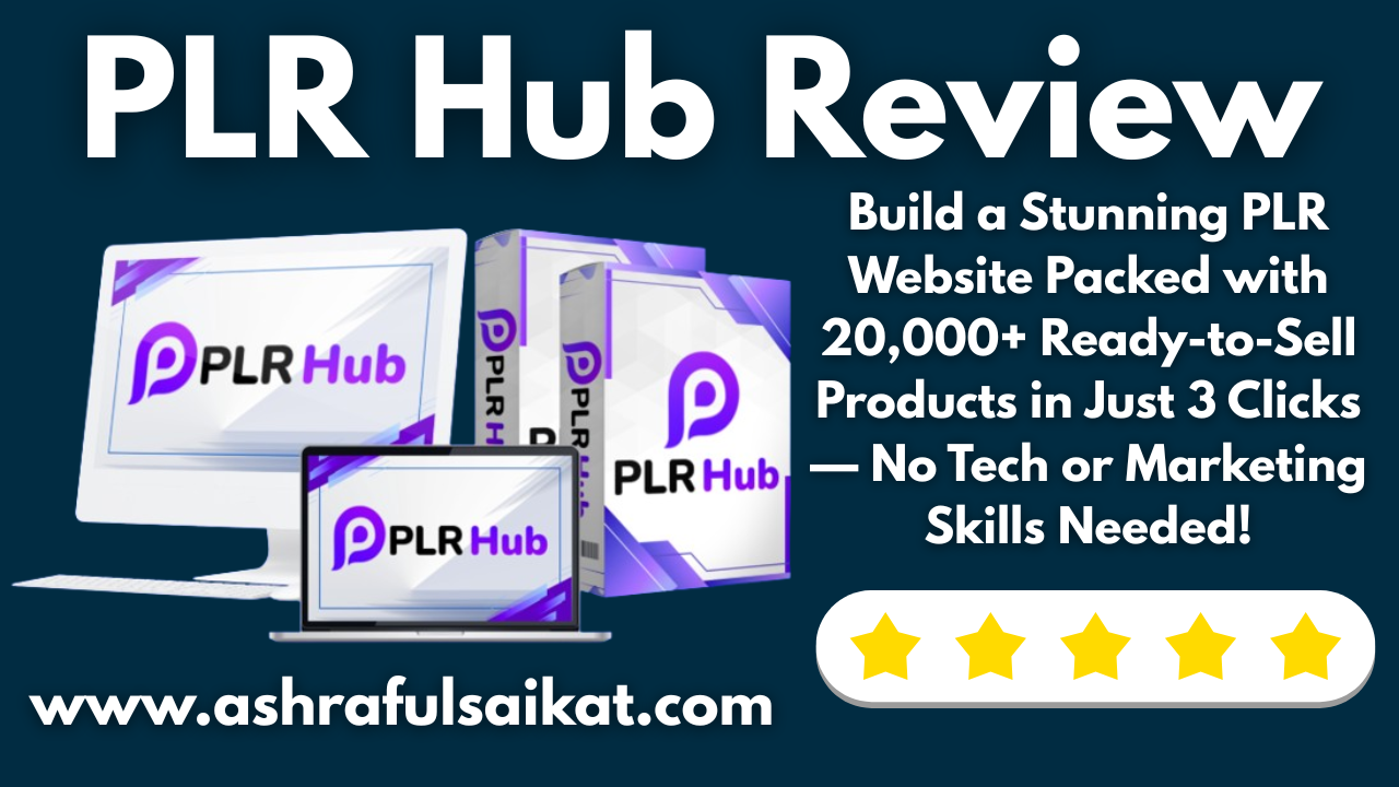 PLR Hub Review - Creating a Stunning PLR Website