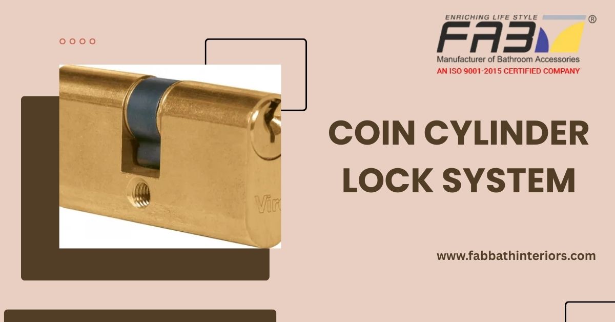 Coin Cylinder Lock System for Lockers & Cabinets