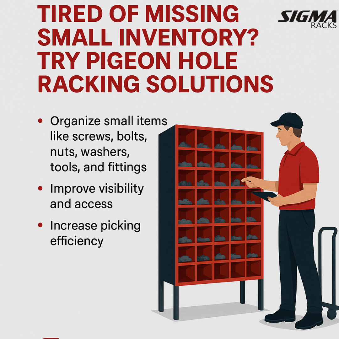 Pigeon Hole Racking Systems: Choosing and Designing Small-Parts Storage