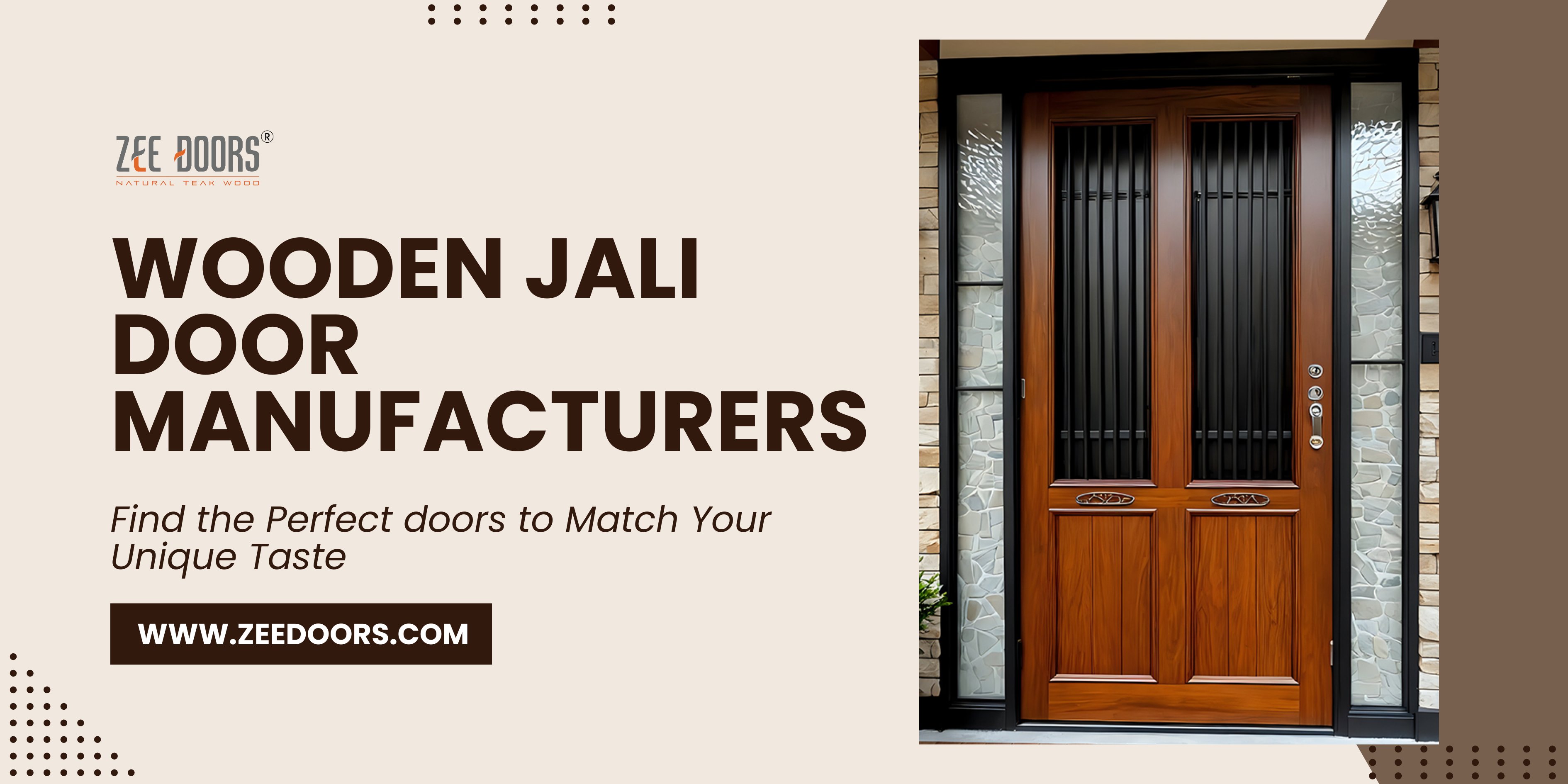 Custom Wooden Jali Doors: Insights from Expert Manufacturers