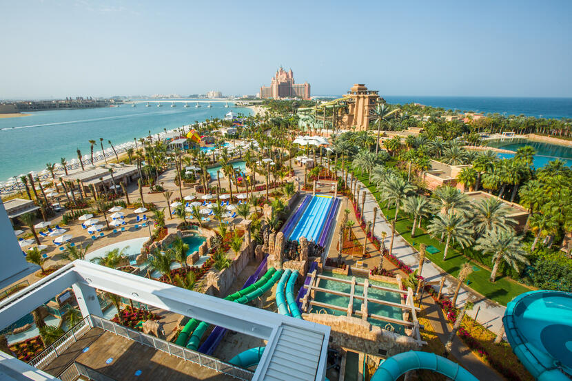 Dive into Dubai: Atlantis Water Park & Beach Adventure