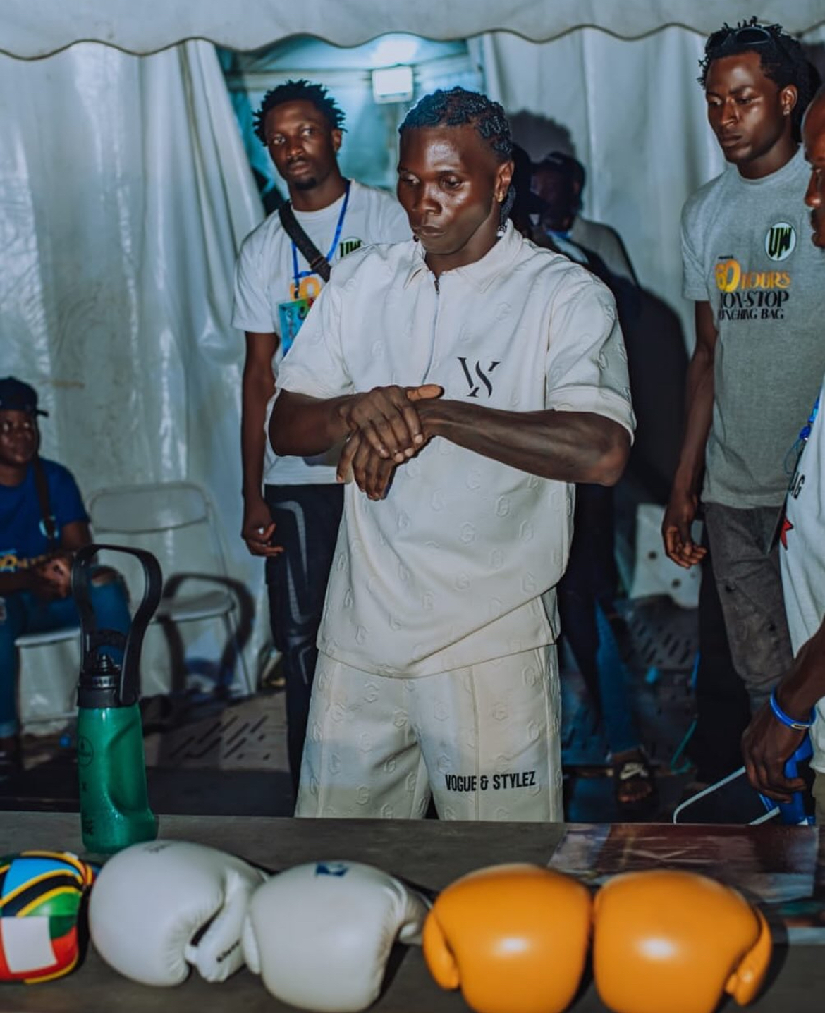 Ugly Wolf” & Nella writes Collab: Nigerian Boxer breaks Guinness World Record and gets USA love