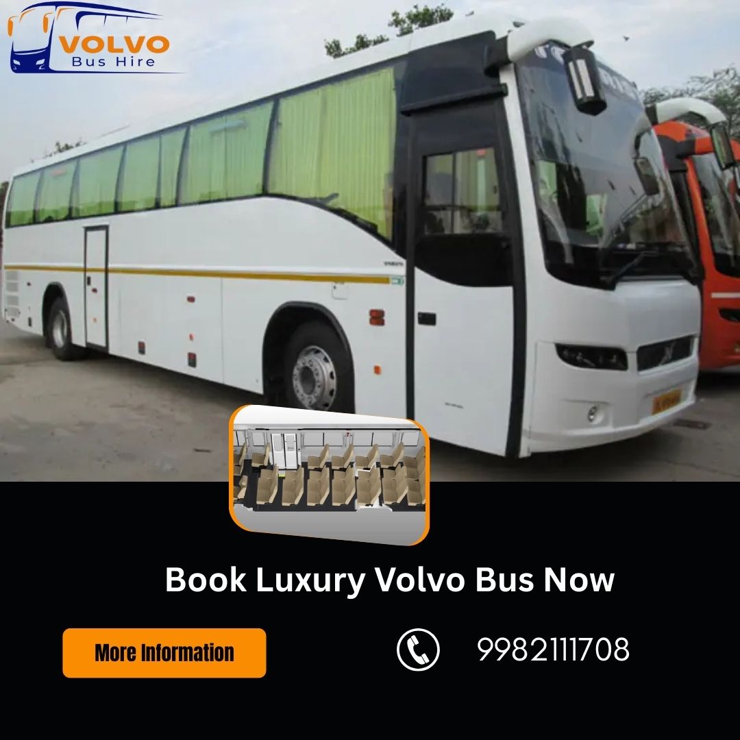 Explore Rajasthan in Style with Luxury Volvo Bus Hire Jaipur