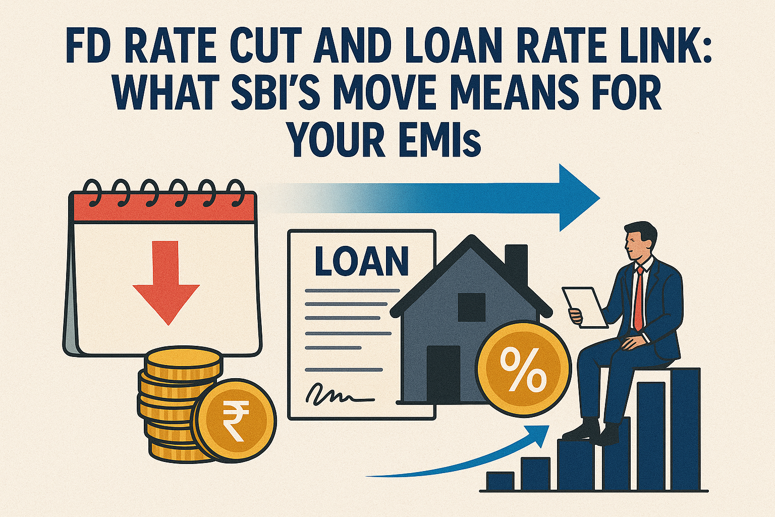 FD Rate Cut and Loan Rate Link: What SBI's Move Means for Your EMIs