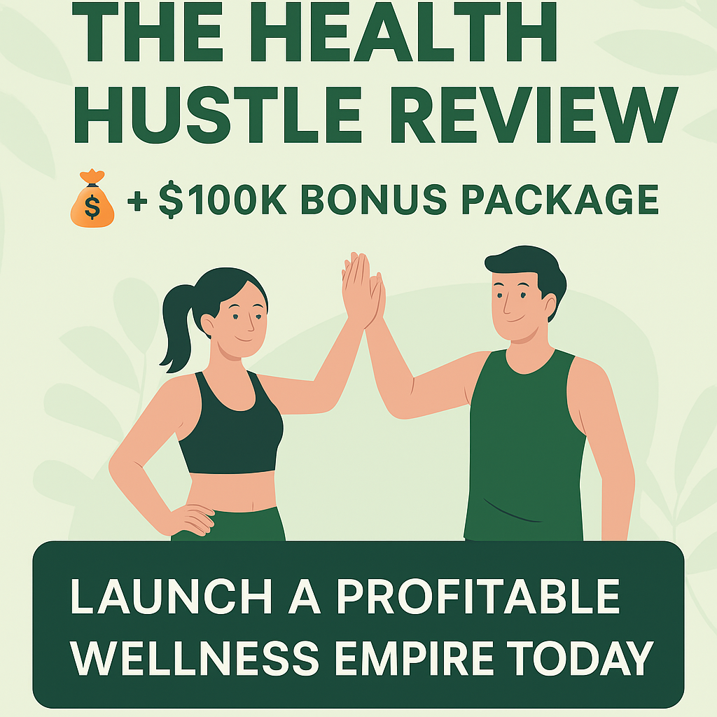 The Health Hustle Review + $100K Bonus Vault – Build a Scalable Wellness Brand Today