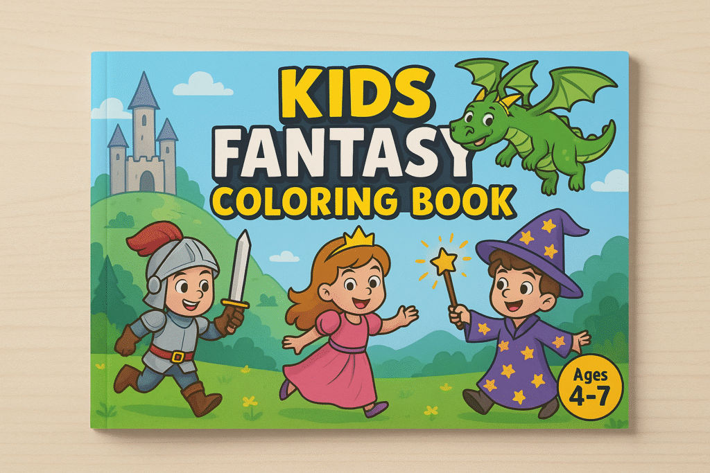 PLR Kids Fantasy Coloring Book Review: A Fun and Creative Adventure