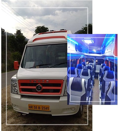 Renting a 21-Seater Tempo Traveller in Delhi