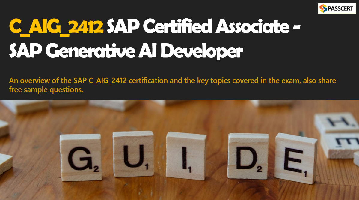 SAP Generative AI Developer C_AIG_2412 Exam Preparation