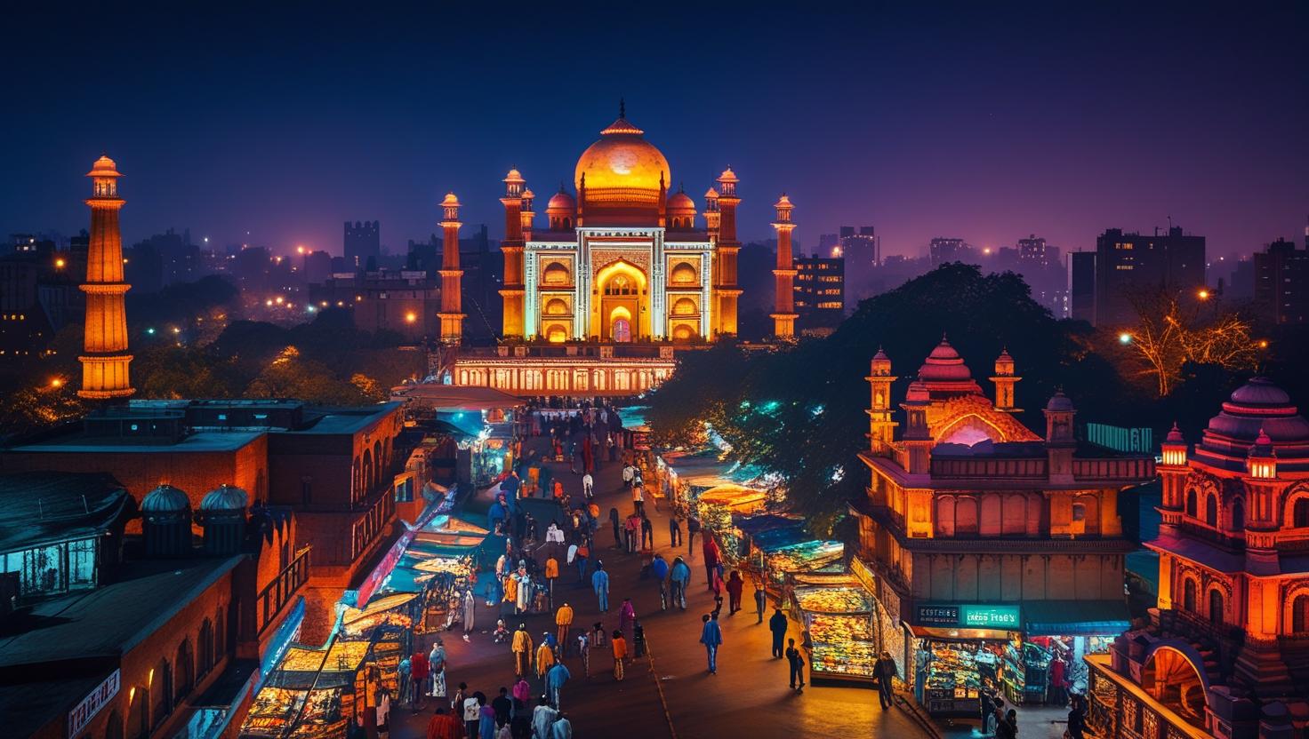 8 Best Places to visit Delhi at Night