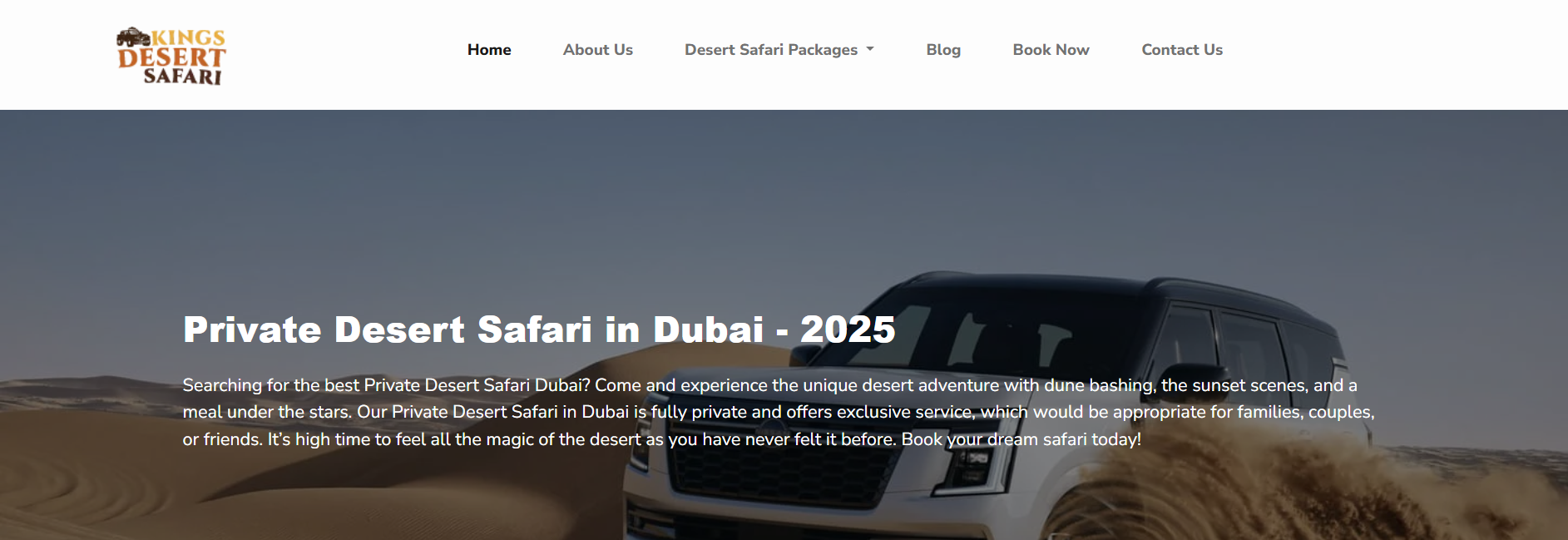 Experience the Best Private Desert Safari in Dubai – 2025’s Most Luxurious Adventure