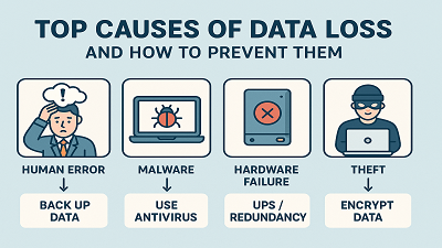 Top 7 Causes of Data Loss and How to Prevent Them Effectively