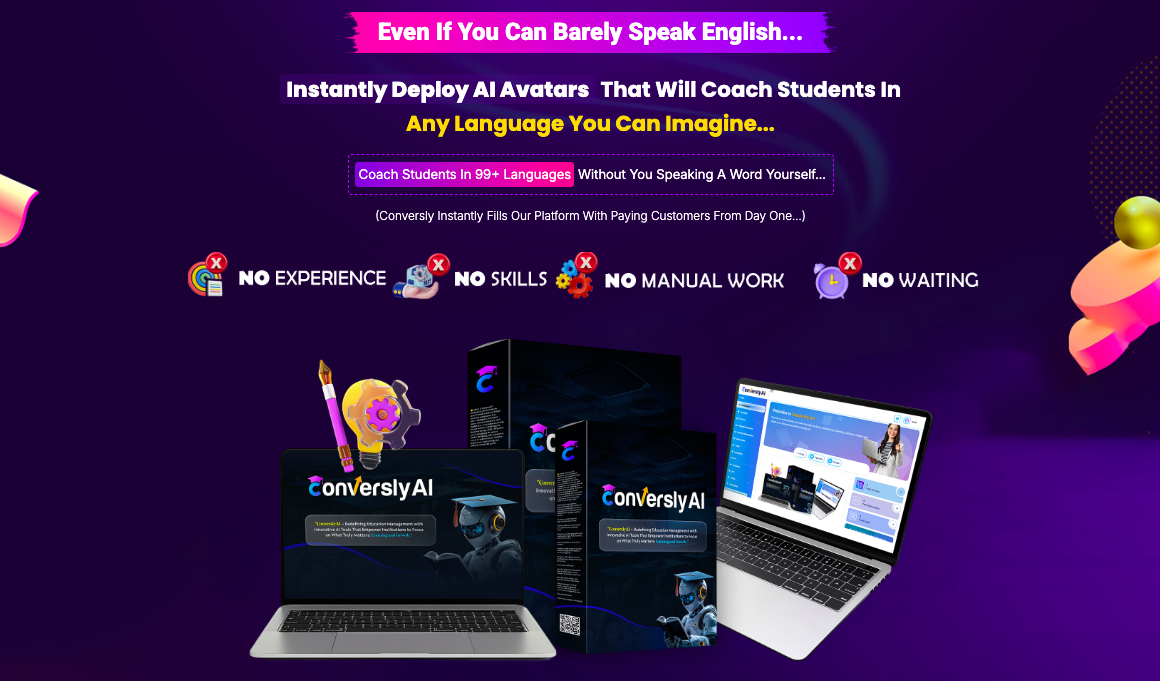 Conversly AI Review – Launch an AI-Powered Language Coaching Site Fast