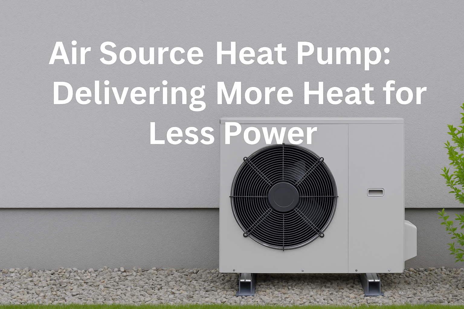 Air Source Heat Pump: Delivering More Heat for Less Power