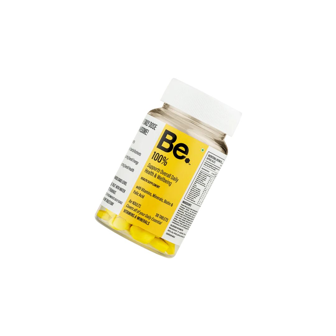 Be. 100% BYOB Multivitamin Tablets – Daily Wellness for Energy, Immunity & Vitality | The Be Life