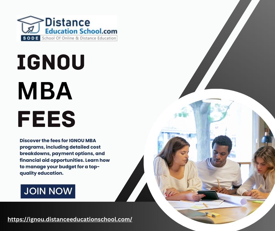 IGNOU MBA Distance Education Admission Open – Apply Now for the July Session
