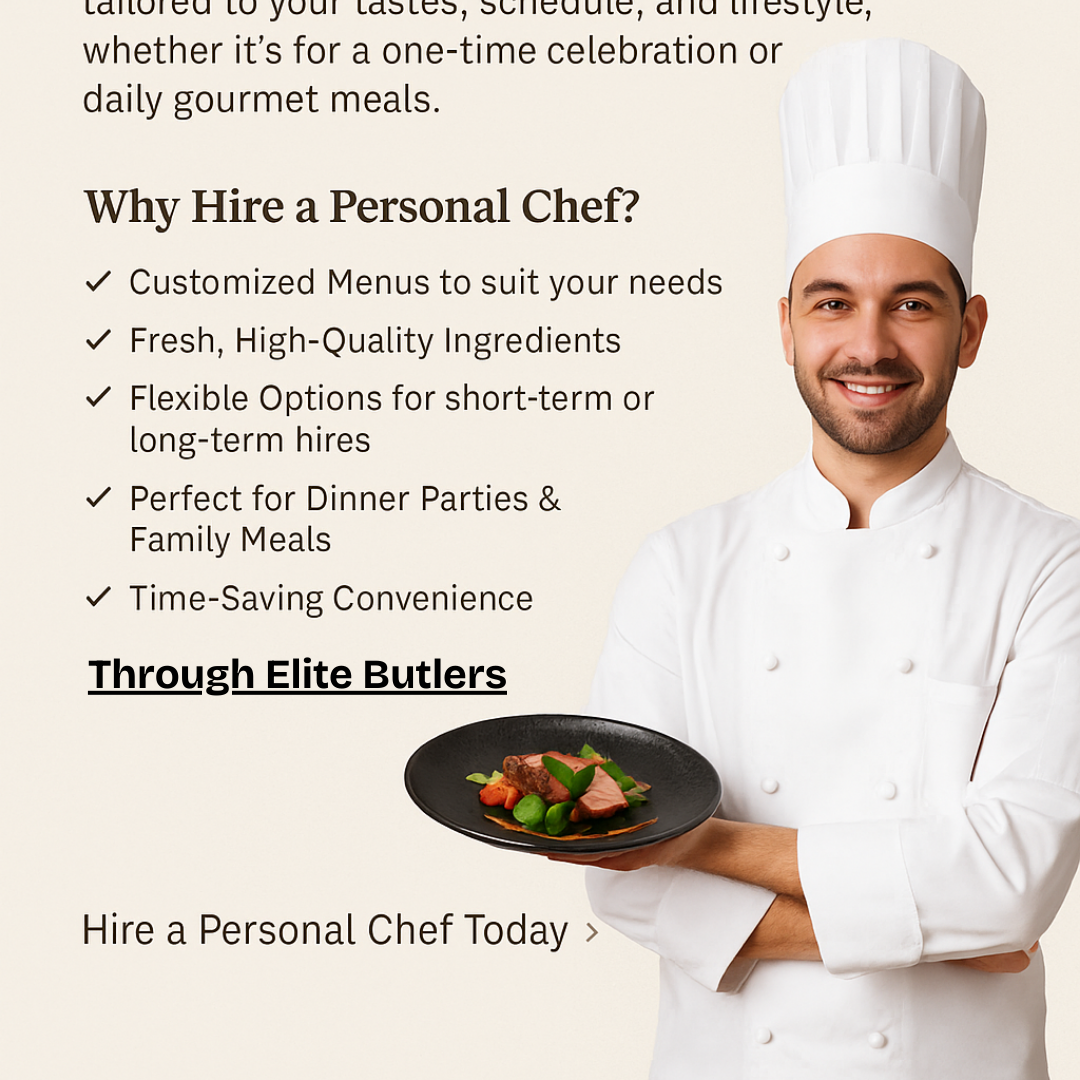 Private chef services in Dubai