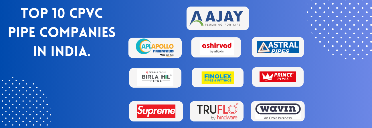 Top 10 CPVC Pipe companies in India 2025