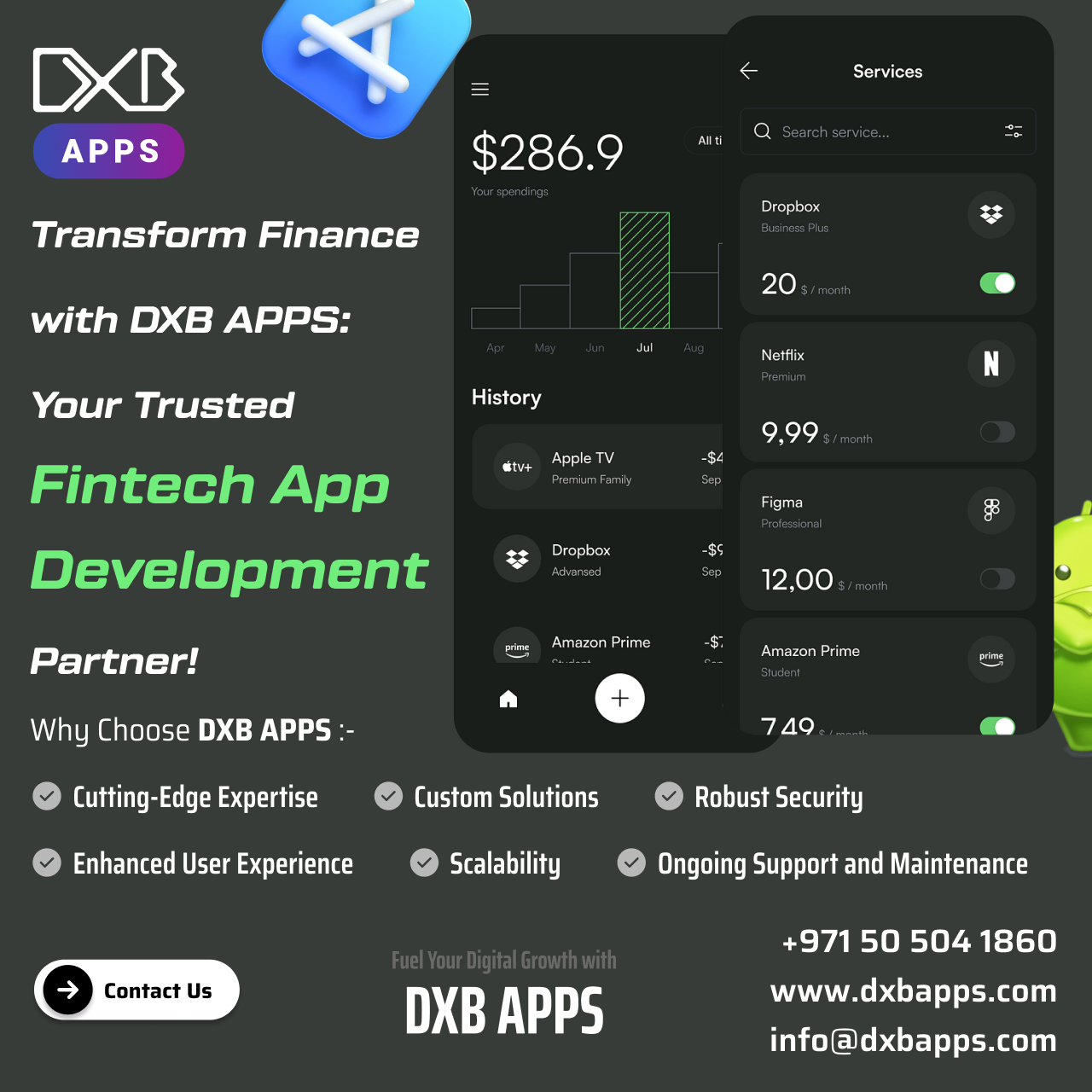 Revolutionize with mobile apps by the best mobile app development company, DXB APPS