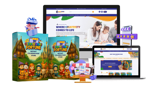 Coloring Store Fortune Review 2025 & Bonus: Good Value Or Not ( Expert Report)