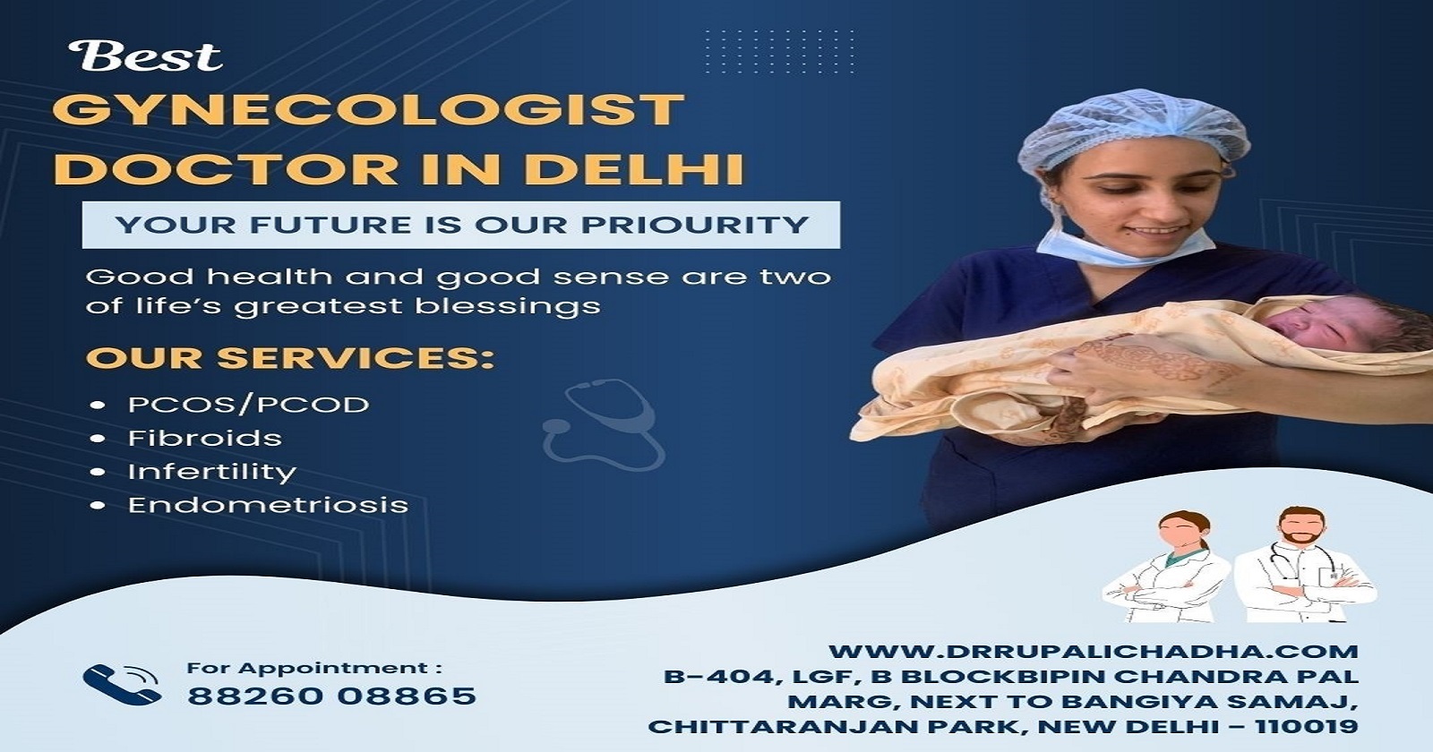 The Best Female Gynecologist in South Delhi – Safe & Experienced Care